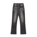 Washed Wear-white Jeans For Men