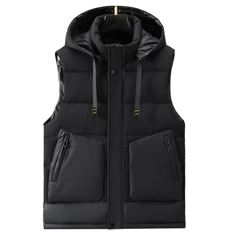 Fashion Trendy Men Cotton Vest Wholesale Winter Menswear
